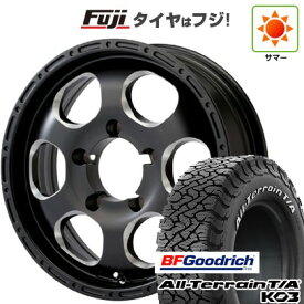 【新品】ジムニー 夏タイヤ ホイール4本セット 175/80R16 BFグッドリッチ オールテレーンT/A KO3 RWL エルフォード ブラッドストック 1P 16インチ(送料無料) サマータイヤ
