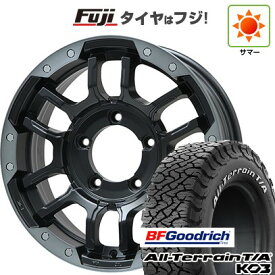 【新品】ジムニーシエラ/ジムニーノマド 夏タイヤ ホイール4本セット 215/70R16 BFグッドリッチ オールテレーンT/A KO3 RWL ビッグウエイ B-LUGNAS FRD(マットブラック/ブラッククリアリム) 16インチ(送料無料) サマータイヤ