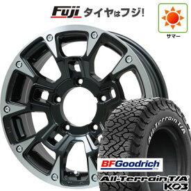 【新品】ジムニーシエラ/ジムニーノマド 夏タイヤ ホイール4本セット 215/70R16 BFグッドリッチ オールテレーンT/A KO3 RWL ビッグウエイ B-LUGNAS BRD(ブラックポリッシュ/ブラッククリア) 16インチ(送料無料) サマータイヤ