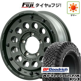 【新品】ジムニーシエラ/ジムニーノマド 夏タイヤ ホイール4本セット 215/70R16 BFグッドリッチ オールテレーンT/A KO3 RWL MID WHEELS NITRO POWER H12 ショットガン タクティカルエディション 16インチ(送料無料) サマータイヤ