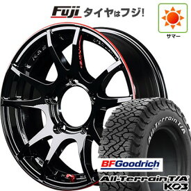 【新品】ジムニー 夏タイヤ ホイール4本セット 175/80R16 BFグッドリッチ オールテレーンT/A KO3 RWL RAYS レイズ グラムライツ 57JV REV LIMIT EDITION 16インチ(送料無料) サマータイヤ