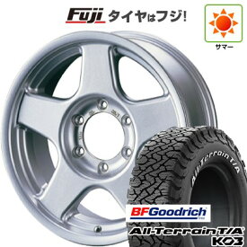 【新品】ランクル70(GDJ76W) 夏タイヤ ホイール4本セット 265/75R16 BFグッドリッチ オールテレーンT/A KO3 RWL フォーバイフォーエンジニア ブラッドレー V 8J 16インチ(送料無料)
