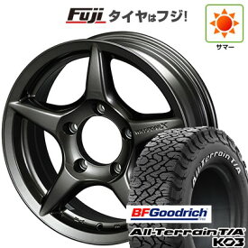 【新品】ジムニー 夏タイヤ ホイール4本セット 175/80R16 BFグッドリッチ オールテレーンT/A KO3 RWL アピオ ワイルドボア X 16インチ(送料無料) サマータイヤ