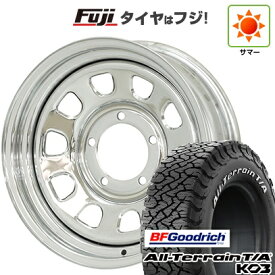【新品】ジムニーシエラ/ジムニーノマド 夏タイヤ ホイール4本セット 215/70R16 BFグッドリッチ オールテレーンT/A KO3 RWL モリタ デイトナズ クローム 16インチ(送料無料)