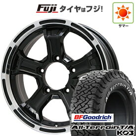 【新品】ジムニー 夏タイヤ ホイール4本セット 175/80R16 BFグッドリッチ オールテレーンT/A KO3 RWL ビッグウエイ B-MUD K(グロスブラックリムポリッシュ) 16インチ(送料無料)