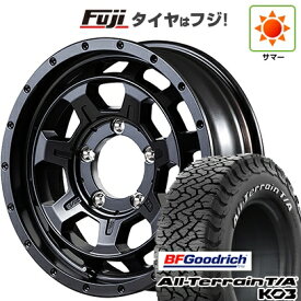 【新品】ジムニーシエラ/ジムニーノマド 夏タイヤ ホイール4本セット 225/70R16 BFグッドリッチ オールテレーンT/A KO3 RWL MID WHEELS NITRO POWER M7 ファランクス 16インチ(送料無料)