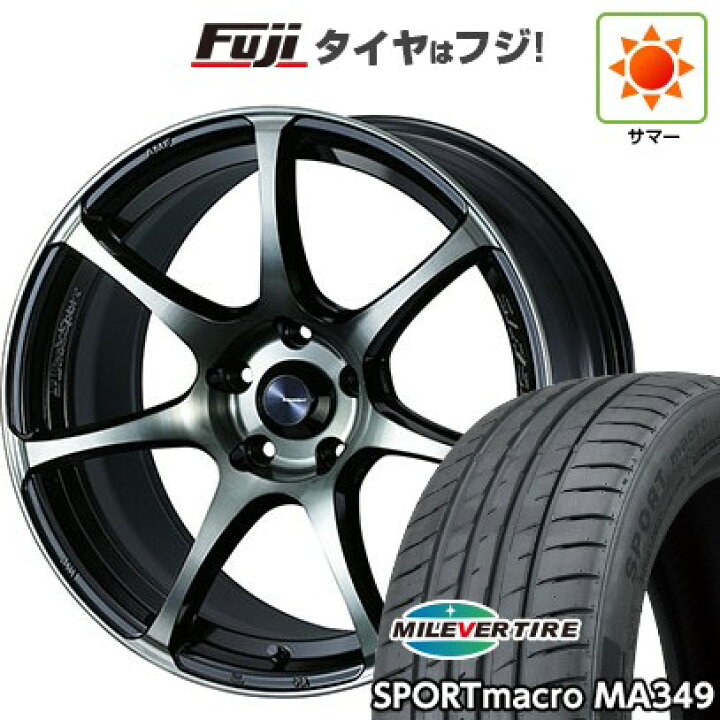 楽天市場】【新品国産車用5穴114.3】 夏タイヤ ホイール4本セット 215 