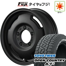 【新品】ジムニーシエラ/ジムニーノマド 夏タイヤ ホイール4本セット 195/80R15 トーヨー オープンカントリー A/T III RWL/RBL アピオ ワイルドボア SR 15インチ(送料無料) サマータイヤ