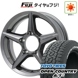 【新品】ジムニーシエラ/ジムニーノマド 夏タイヤ ホイール4本セット 215/70R16 トーヨー オープンカントリー A/T III RWL/RBL アピオ ワイルドボア X2 16インチ(送料無料) サマータイヤ