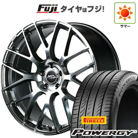 【新品国産車用5穴114.3】 夏タイヤ ホイール4本セット 235/35R19 ピレリ パワジー MID WHEELS MID EXCLUSIVE 028F 8J 19インチ(送料無料)