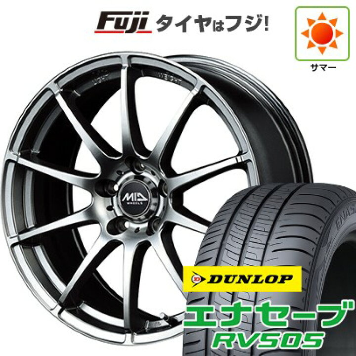 楽天市場】【新品国産車用5穴114.3】 夏タイヤ ホイール4本セット 215 