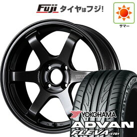 【新品】S660 夏タイヤ ホイール4本セット F:165/55R15 R:195/45R16 ヨコハマ アドバン フレバV701 RAYS レイズ ボルクレーシング TE37 ソニック (送料無料) サマータイヤ