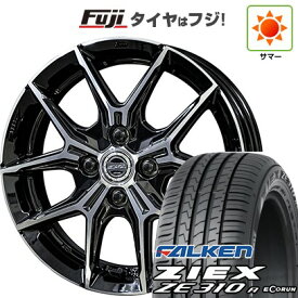 【新品国産車用5穴114.3】 夏タイヤ ホイール4本セット 205/55R16 ファルケン ジークス ZE310R エコラン(限定) 共豊 スマック +EK M1 16インチ(送料無料)