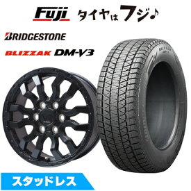 【新品】ランクル300/ランクル250 スタッドレスタイヤ ホイール4本セット 265/65R18 ブリヂストン ブリザック DM-V3 トピー ヴァブロ RR-01【限定】 7.5J 18インチ(送料無料)