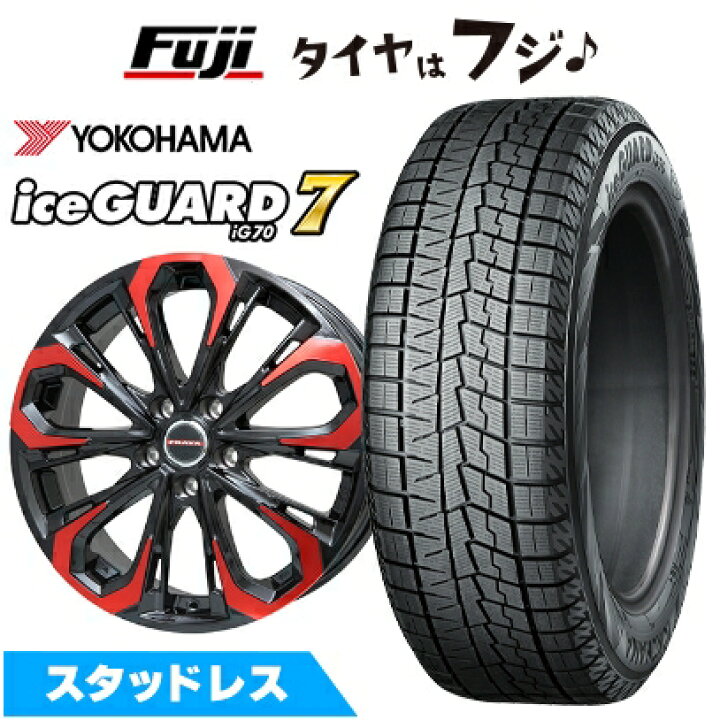 楽天市場】【新品国産車用5穴114.3】 スタッドレスタイヤ ホイール4本 