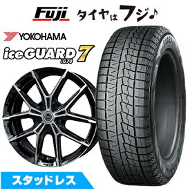 【新品】40系アルファード/ヴェルファイア スタッドレスタイヤ ホイール4本セット 225/55R19 ヨコハマ アイスガード7 セブンIG70 共豊 スマック +EK M1 トヨタ車専 7J 19インチ(送料無料)