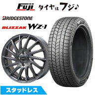 【新品】C28系セレナ スタッドレスタイヤ ホイール4本セット 205/65R16 ブリヂストン ブリザック WZ-1 エ…