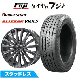 【新品】フリード 5穴/114 スタッドレスタイヤ ホイール4本セット 185/65R15 ブリヂストン ブリザック VRX3 トピー シビラ NEXT W-5 ディープグレー【限定】 6J 15インチ(送料無料)