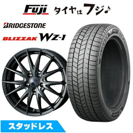 【新品】40系アルファード/ヴェルファイア スタッドレスタイヤ ホイール4本セット 225/55R19 ブリヂストン ブリザック WZ-1 WEDS ウェッズ ヴェルバ スポルトII トヨタ車専 7J 19インチ(送料無料)