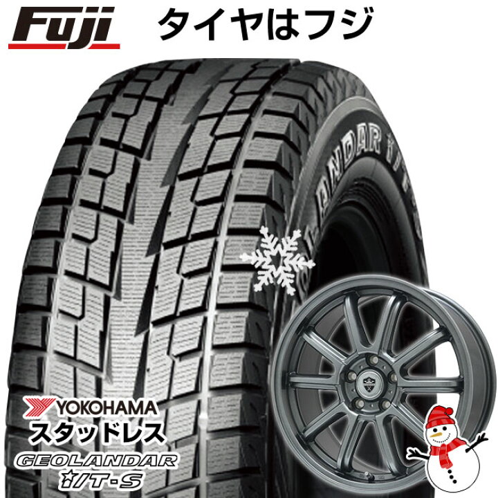楽天市場 取付対象 送料無料 アルファード ヴェルファイア等 Yokohama ヨコハマ ジオランダー I T S G073 215 65r16 16インチ スタッドレスタイヤ ホイール4本セット Brandle ブランドル V15 6 5j 6 50 16 フジコーポレーション