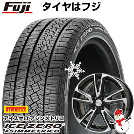 【新品】輸入車用 プジョー208 2012-20 スタッドレスタイヤ ホイール4本セット 185/65R15 ピレリ ウィンター アイスゼロアシンメトリコ ユーロテック ガヤ ソリ(ブラックポリッシュ) 15インチ(送料無料)