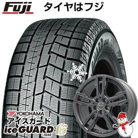 【新品】輸入車用 VW（ゴルフ） スタッドレスタイヤ ホイール4本セット 195/65R15 ヨコハマ アイスガード シックスIG60 ユーロテック ガヤ エリージ(マットチタニウム) 15インチ(送料無料)