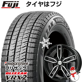 6/5限定!エントリーでポイント最大44倍! 【新品】輸入車用 ボルボ（V40） スタッドレスタイヤ ホイール4本セット 205/55R16 ブリヂストン ブリザック VRX2 ユーロテック ガヤ エリージ(ブラックポリッシュ) 16インチ(送料無料)