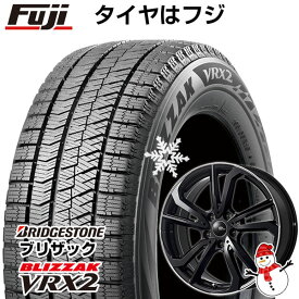 6/5限定!エントリーでポイント最大44倍! 【新品国産5穴100車】 スタッドレスタイヤ ホイール4本セット 215/50R17 ブリヂストン ブリザック VRX2 ブランドルライン レツィオ ブラックリムポリッシュ 17インチ(送料無料)