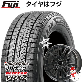 6/1限定!エントリーでポイント最大30倍! 【新品】輸入車用 アウディQ2（GA） スタッドレスタイヤ ホイール4本セット 215/60R16 ブリヂストン ブリザック VRX2 ユーロアクシス ガヤW5(グロスブラック/リムポリッシュ) 16インチ(送料無料)