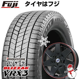 【新品】輸入車用 MINI（F54 JCW） スタッドレスタイヤ ホイール4本セット 225/45R17 ブリヂストン ブリザック VRX3 ケレナーズ M7(マットブラック/リムレッドライン) 17インチ(送料無料)