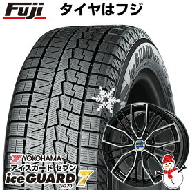 【パンク保証付き】【新品】輸入車用 MINI（F54） スタッドレスタイヤ ホイール4本セット 205/55R16 ヨコハマ アイスガード セブンIG70 ケレナーズ エルツ(ブラックポリッシュ) 16インチ(送料無料)