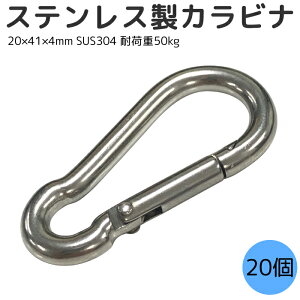 カラビナ キーホルダー ステンレス 20個セット おしゃれ アウトドア Dリング ボトルホルダー 鍵 ホルダー キーチェーン キーリング キャンプ ギフト スプリングフック 多機能カラビナ トレッ