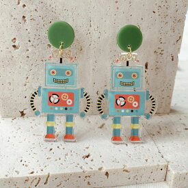 楽天市場 ロボット イヤリング レディースジュエリー アクセサリー ジュエリー アクセサリーの通販
