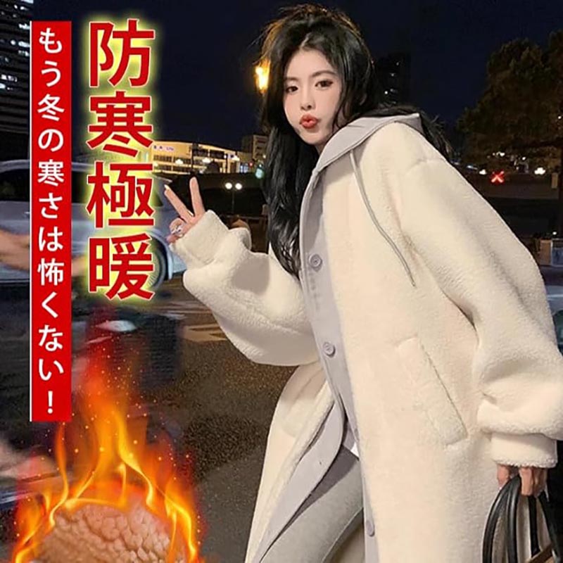 韓国風 ボアジャケット レディース 冬服 ボアブルゾン ショート丈