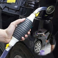 手動ポンプ ガソリンポンプ ガソリン用 抜き取りポンプ 各車種汎用 固定金具2つ付き 油漏れません