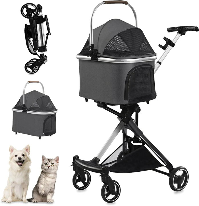 楽天市場】ペットカート 分離型 小型犬用カート 3 way 折りたたみ式 犬 