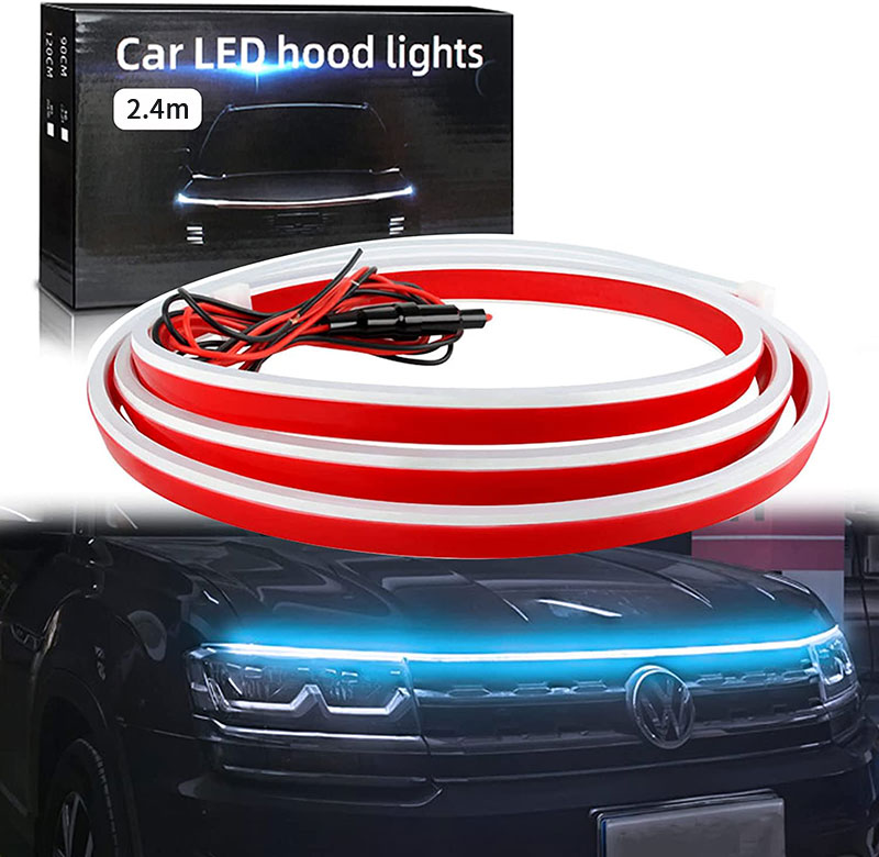 LED テープ フードライト LEDテープライト 車用 防水 側面発光 極薄型