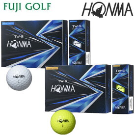 本間ゴルフ TW－SHONMA GOLF TW-Sゴルフボール 1ダース 2021年モデル