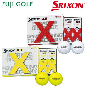 DUNLOP ダンロップSRIXON X3 スリクソン エックススリーゴルフボール 1ダース2022年モデル