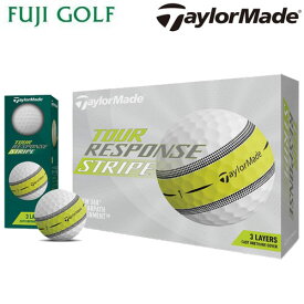 TaylorMade テーラーメイドTOUR RESPONSE STRIPEツアーレスポンス ストライプゴルフボール 1ダース2022年モデル