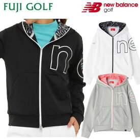 New Balance Golfダンボールニット 裏起毛 スウェット フルジップ フーディーWOMENS SPORT 012-22625022022年モデル