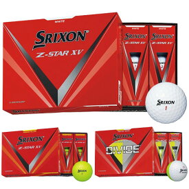 DUNLOP ダンロップNEW SRIXSON Z-STAR XVニュー スリクソン Z-STAR XVゴルフボール 1ダース 2023年モデル