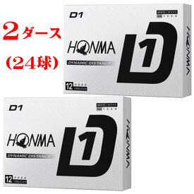 ゴルフボール 2ダース本間ゴルフ HONMA GOLFD1 2024 model2024年モデル