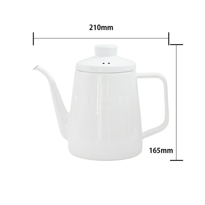楽天市場】【当店限定】富士ホーロー ドリップポット 1.0L 4カラー ISD 