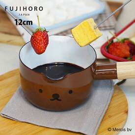 富士ホーロー　ボリスフェイス　ミルクパン　12cm　MFB-12M