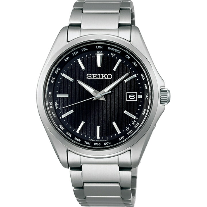楽天市場】SEIKO セイコー電波 ソーラー腕時計 セイコー 