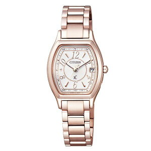 シチズン腕時計 XCクロスシーティタニア ライン ハッピーフライトモデルサクラピンクRトノー型 ソーラー電波時計ES9354-69A