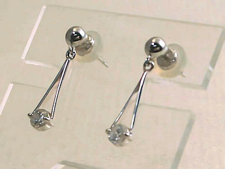 楽天市場】pt850・プラチナダイヤ入りピアス100-1603 : 腕時計 