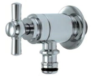 水栓蛇口 Hシリーズ H103ホース接続ストレート クロームメッキホースアダプター一体型固定コマ仕様