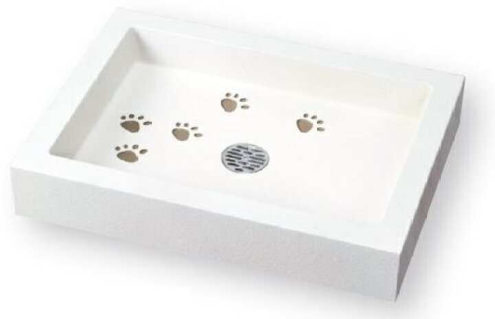 楽天市場 立水栓ユニット パン シャワープレイスパン トレースタイプ 送料 代引き手数料無料犬猫 塗装仕上げコンクリート製 水受け 動物用 庭用 ガーデン フジジュウ アリス